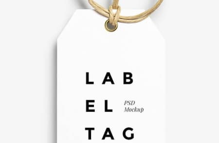 Ярлык с надписью LAB EL TAG